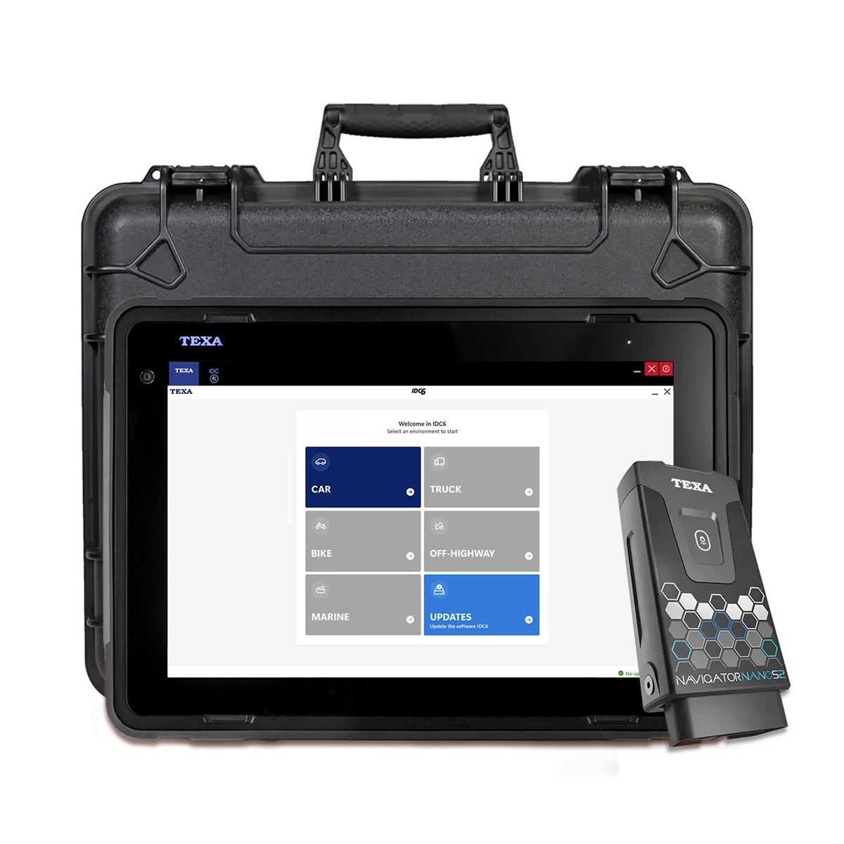 Texa Car Diagnostic Kit with Axone Voice Tablet and Navigator Nano S 2