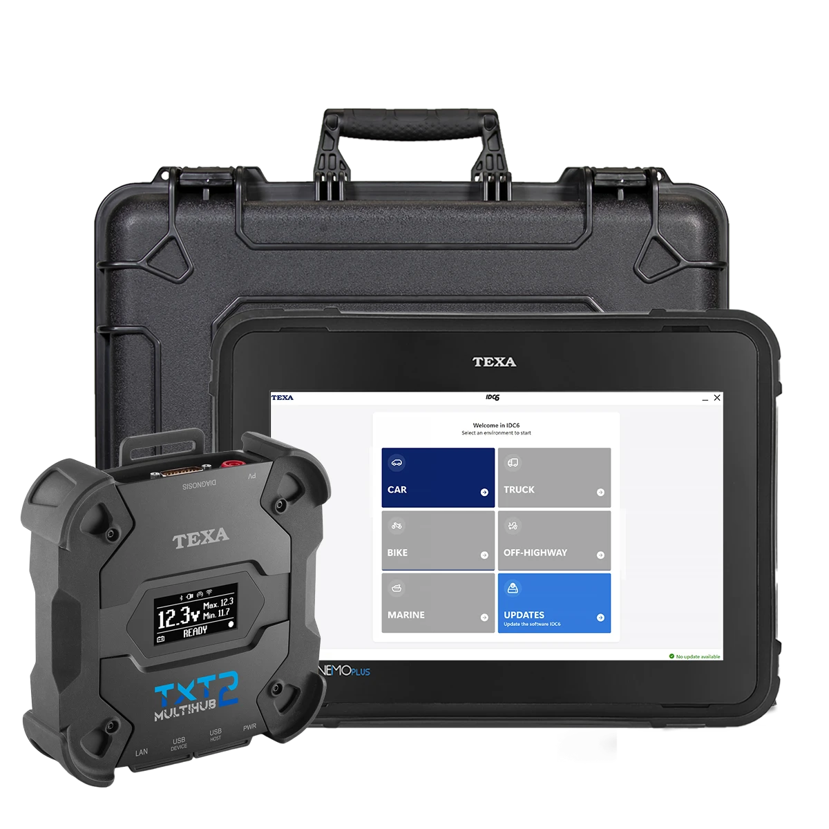 TEXA AXONE PLUS CAR DIAGNOSTIC KIT w/ MULTIHUB